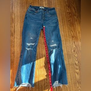 Madewell Cali Demi Boot Jean EUC size 25